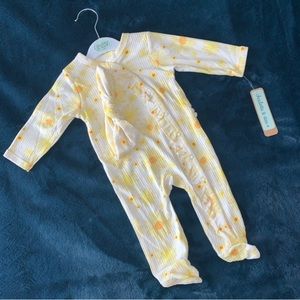 NEW! 2-Piece Set, Baby 0-3 Months, L/S Onesie & Matching Headband, Gorgeous NWT!